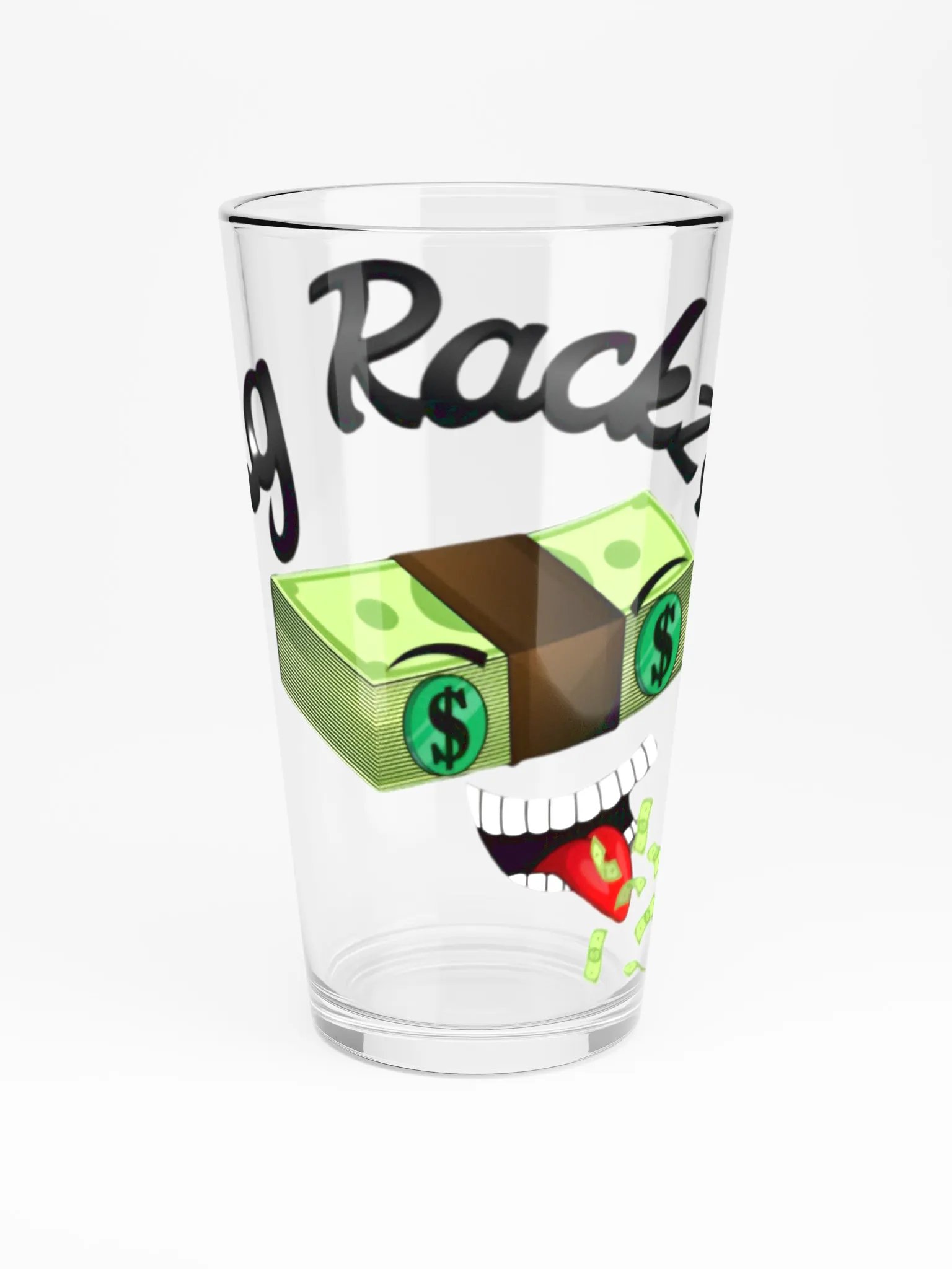 Big Racks Money Stack Cartoonish Shaker Pint Glass product image (3)