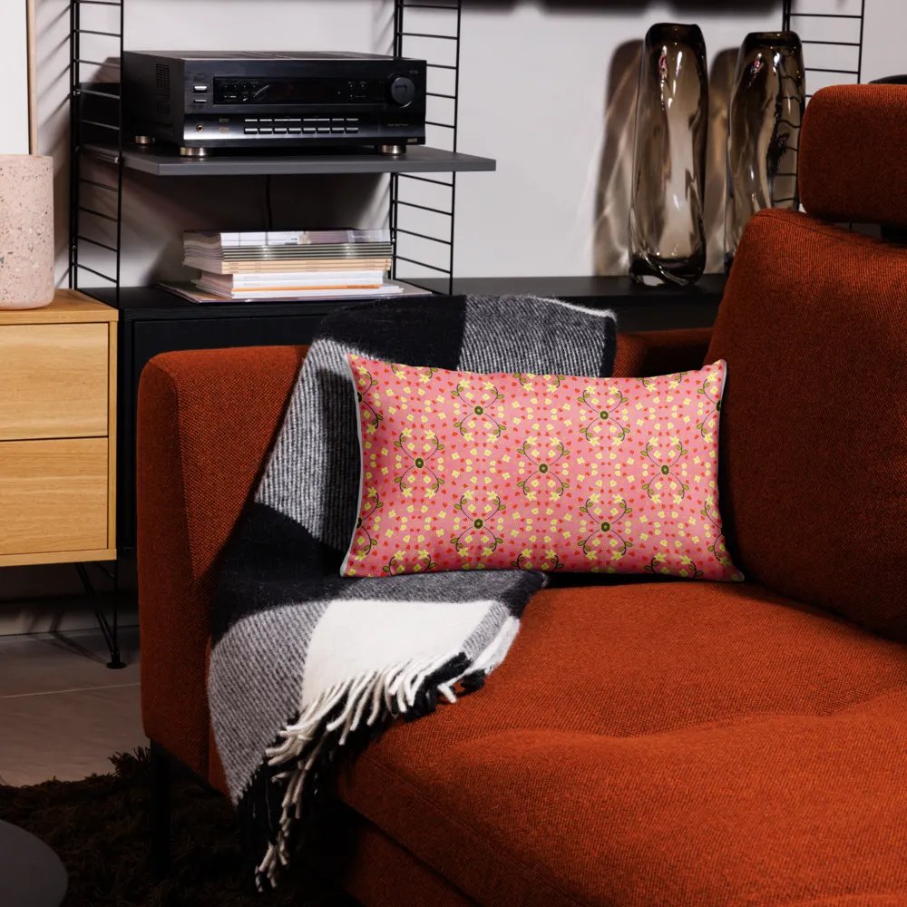 Hearts and Flowers Pink Pillow Case product image (21)