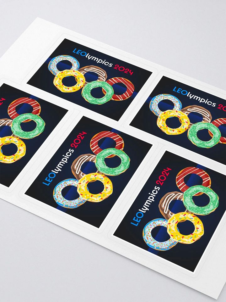 LEOlympics 2024 Kiss Cut Sticker Sheet product image (2)