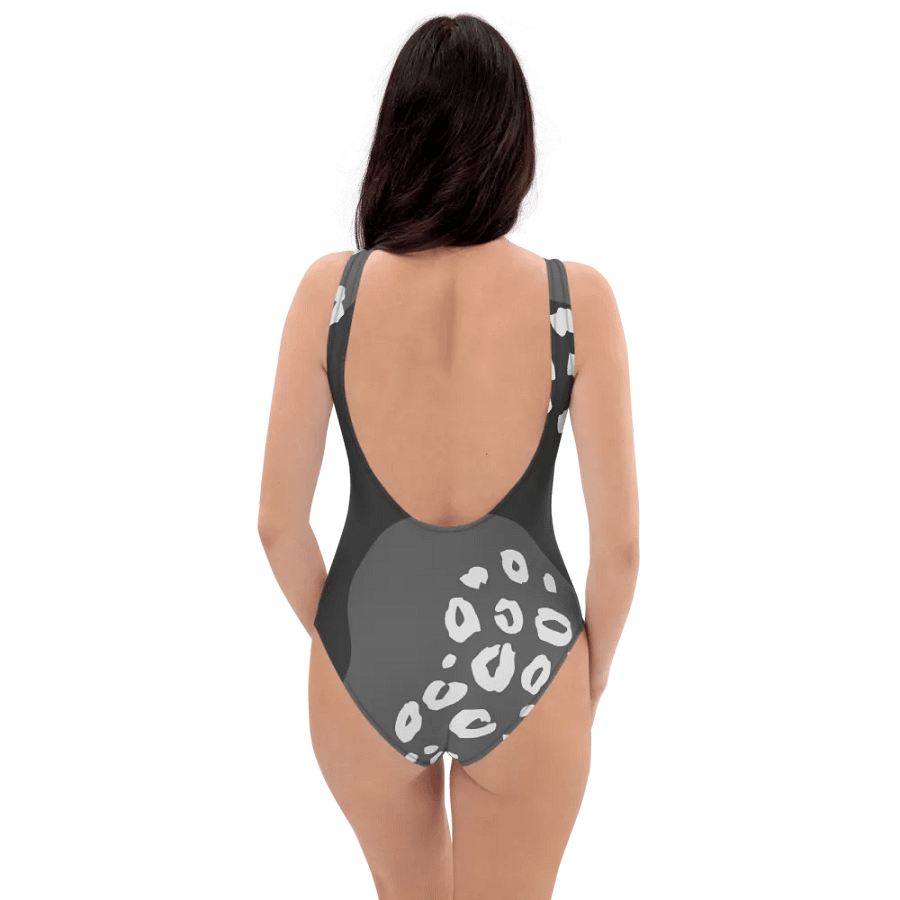 Grey Flowing Waves All-Over Swimsuit product image (5)