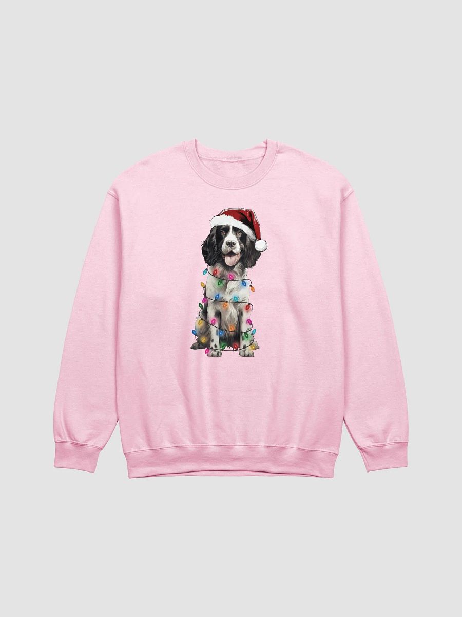 Funny Springer Spaniel(Black) Christmas Sweatshirt for Springer Spaniel Paw-rents product image (14)
