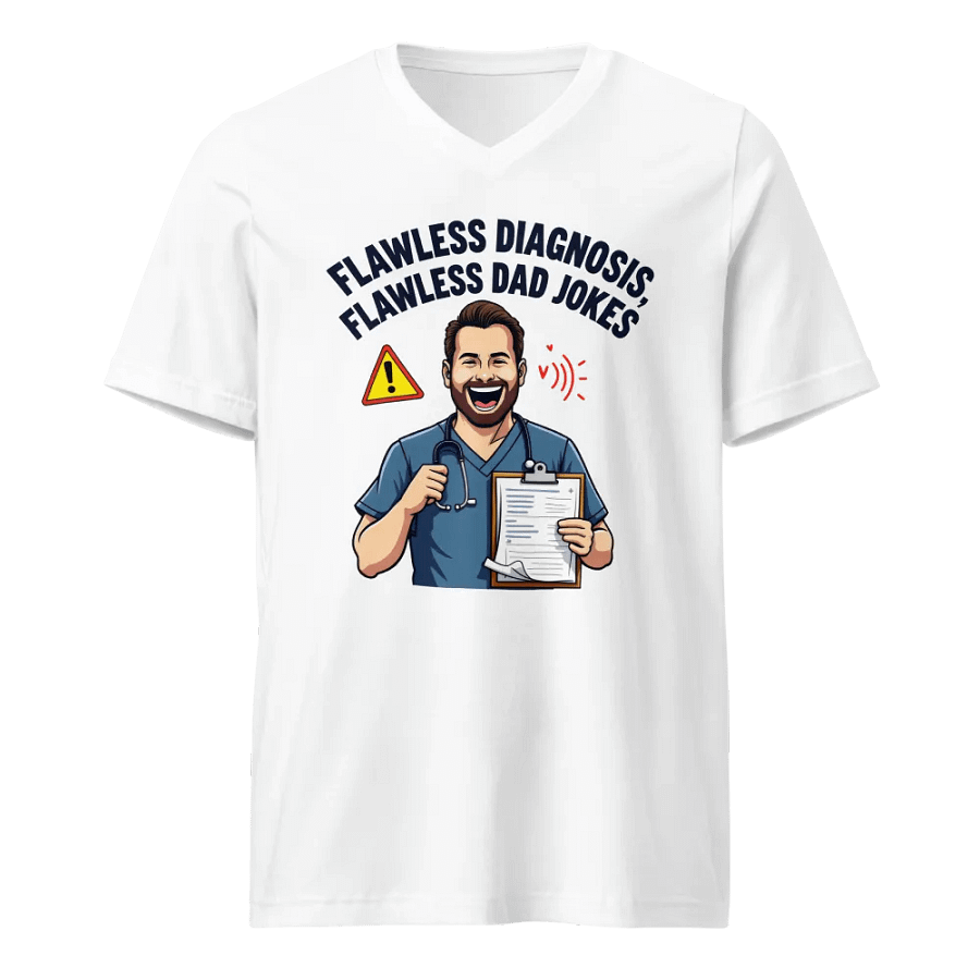 Flawless Diagnosis V-Neck Tee product image (1)