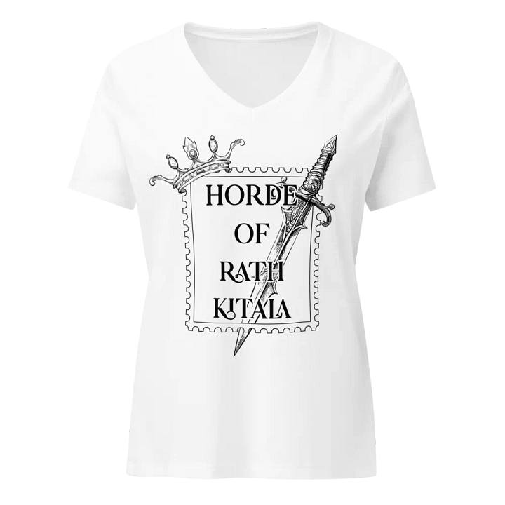 Rath Kitala Bella+Canvas Women's Relaxed V-Neck T-Shirt product image (9)