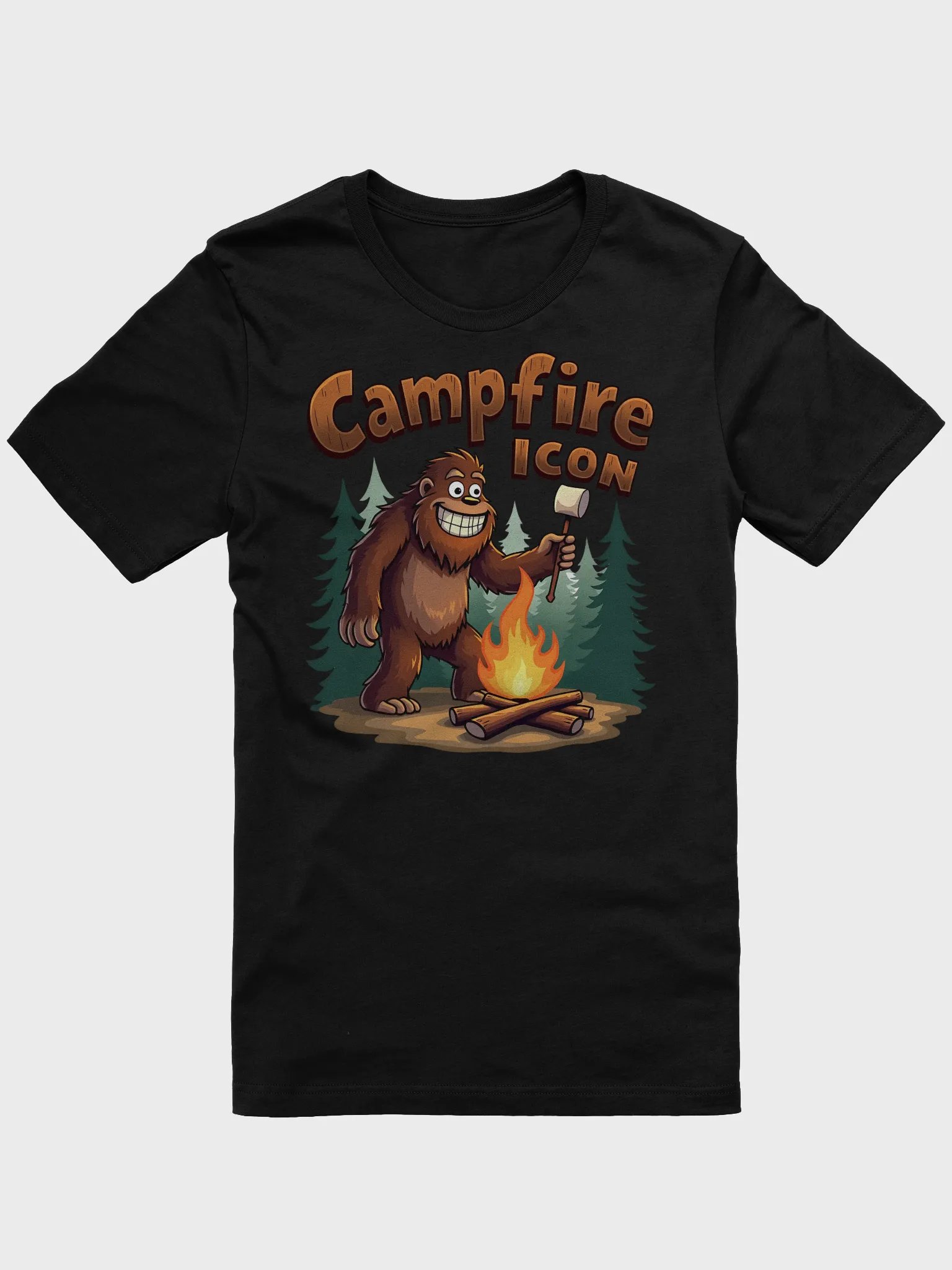 Bigfoot Campfire Icon Outdoor Adventure product image (2)