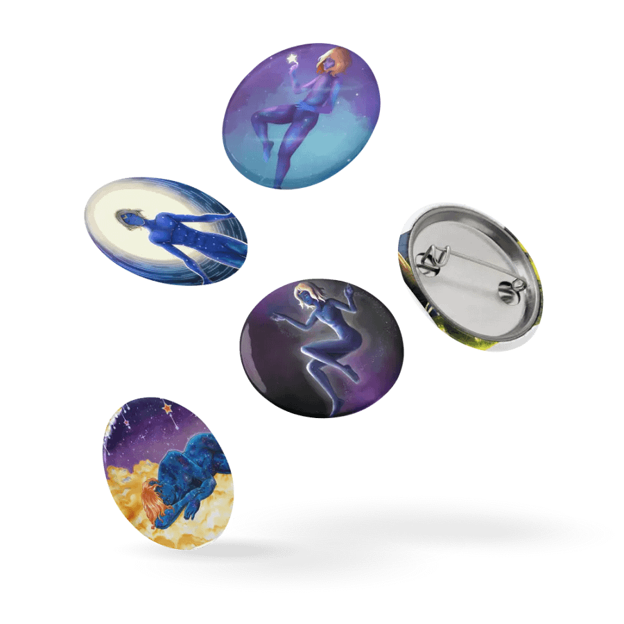 Set of 5 Astral pins product image (14)