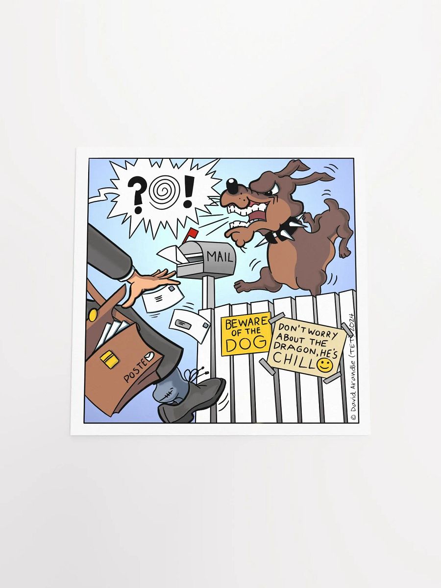Beware of the Dog - Resident Dragon Poster product image (4)