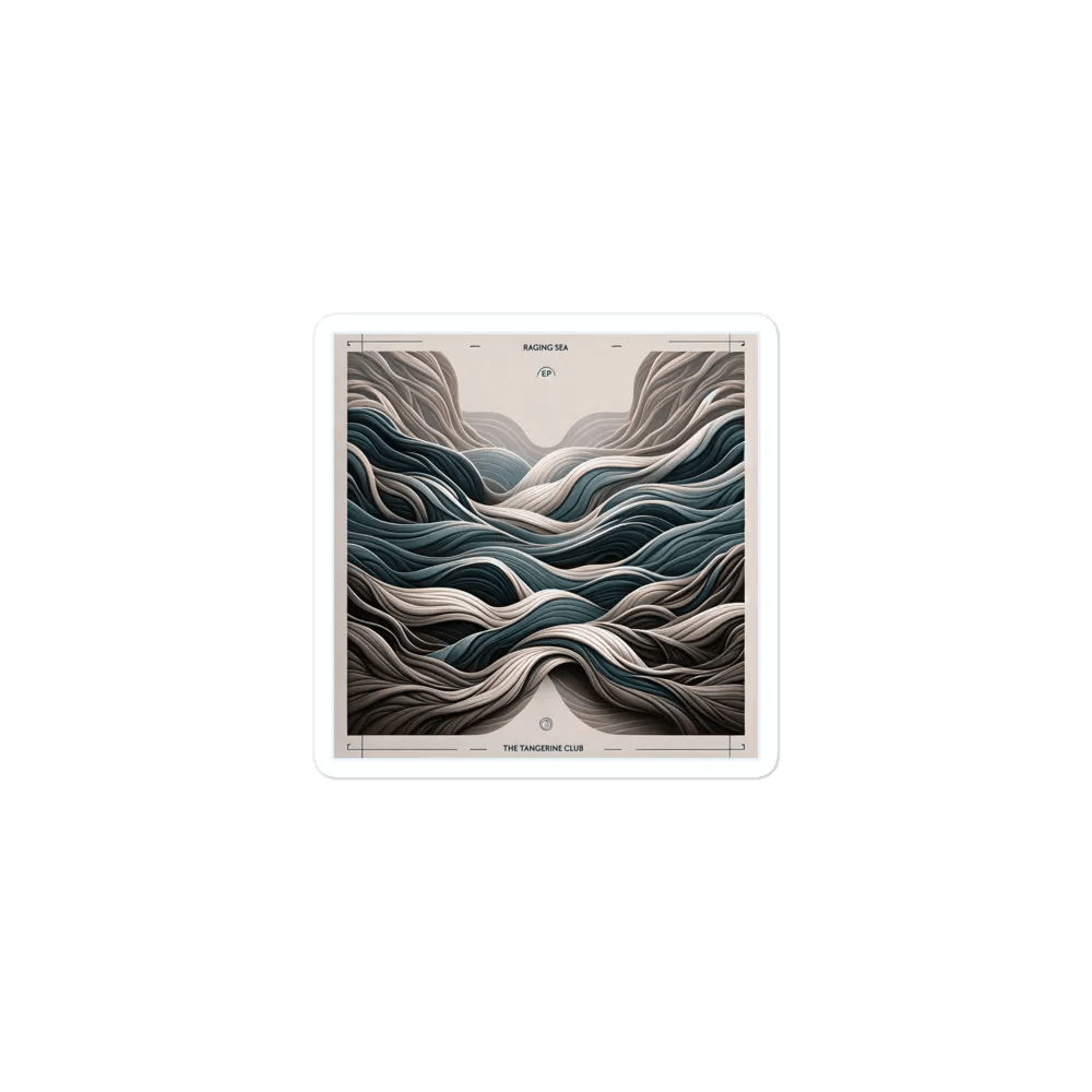 RAGING SEA Art Die-Cut Magnet product image (1)
