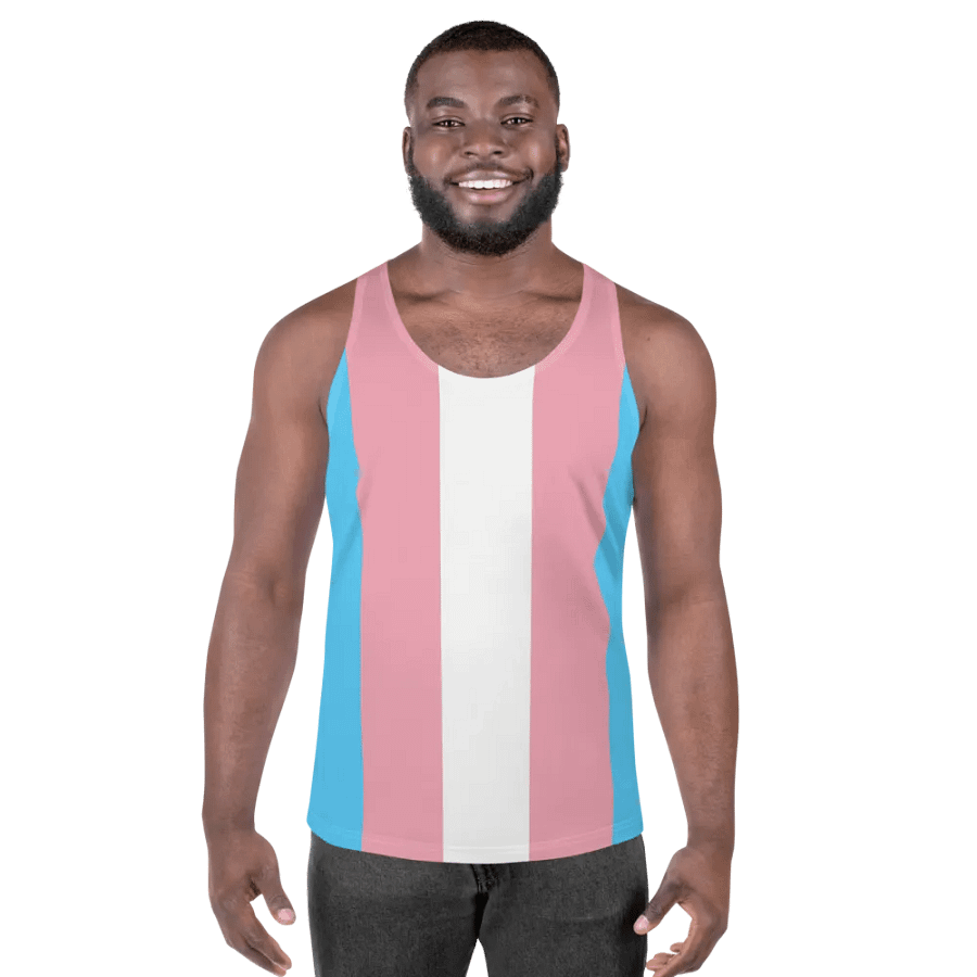 Trans Pride Flag - All-Over Print Tank product image (5)