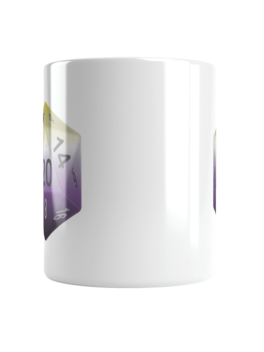 Non-binary Pride D20 Mug product image (15)