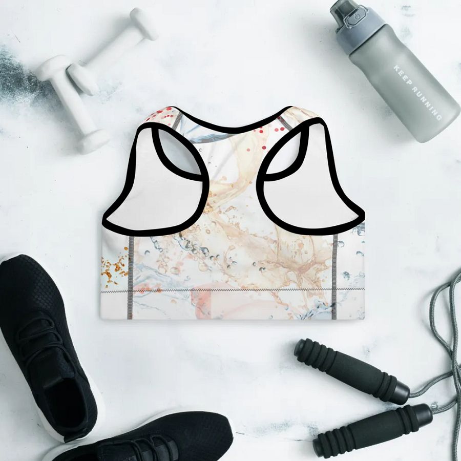 Splashed Fusion Padded Sports Bra product image (9)