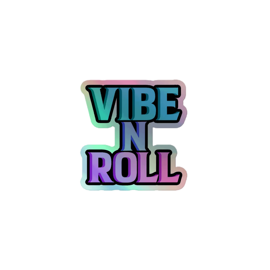 Vibe n Roll Holographic Sticker product image (1)