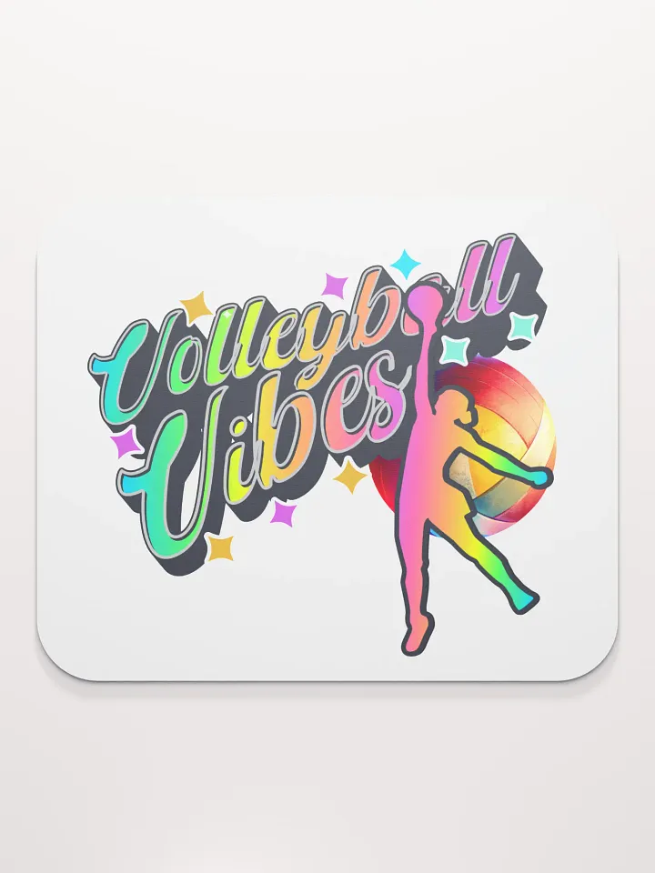 Volleyball Vibes Female Mouse Pad product image (2)