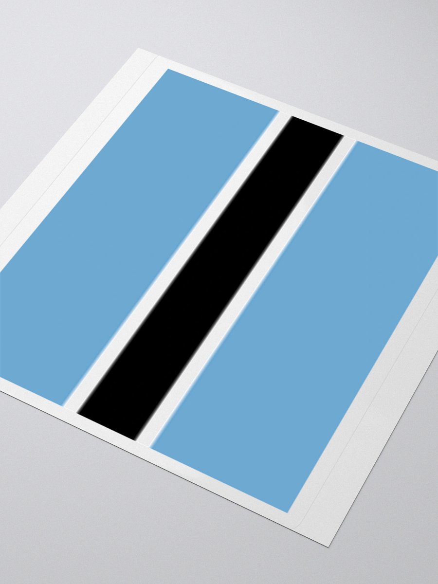 Exclusive Botswana Flag Kiss-Cut Stickers - High-Quality Vinyl, Multiple Sizes product image (7)