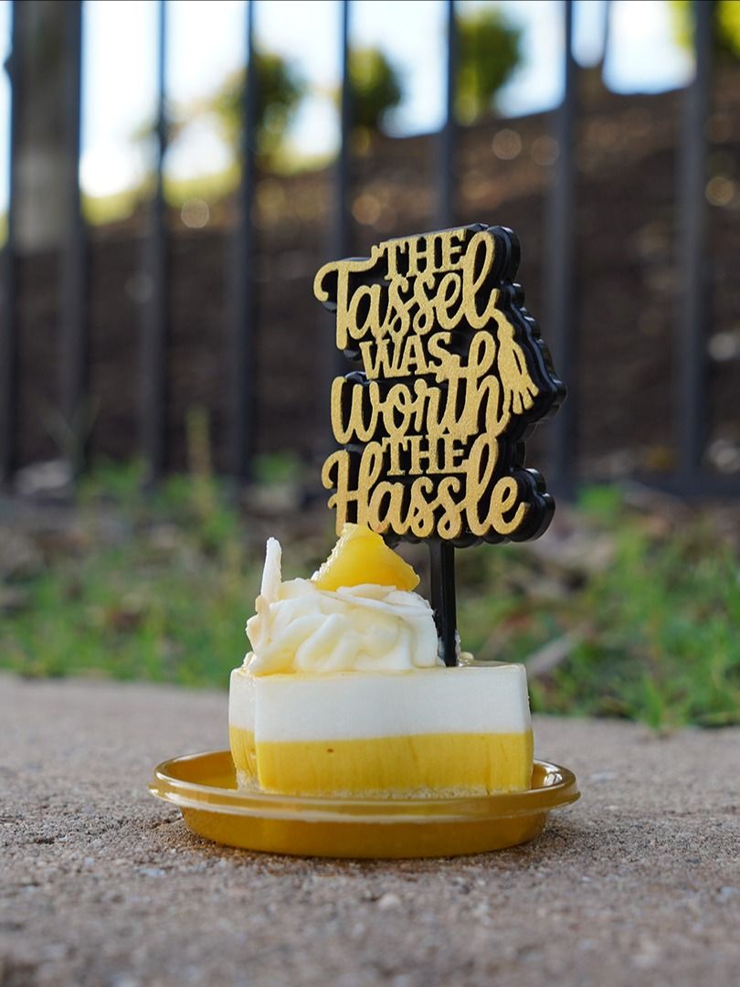 The Tassel Was Worth the Hassle - Graduation Topper - Laser Cut Design File product image (4)
