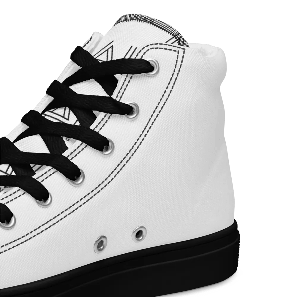 White high tops -plain whites product image (7)