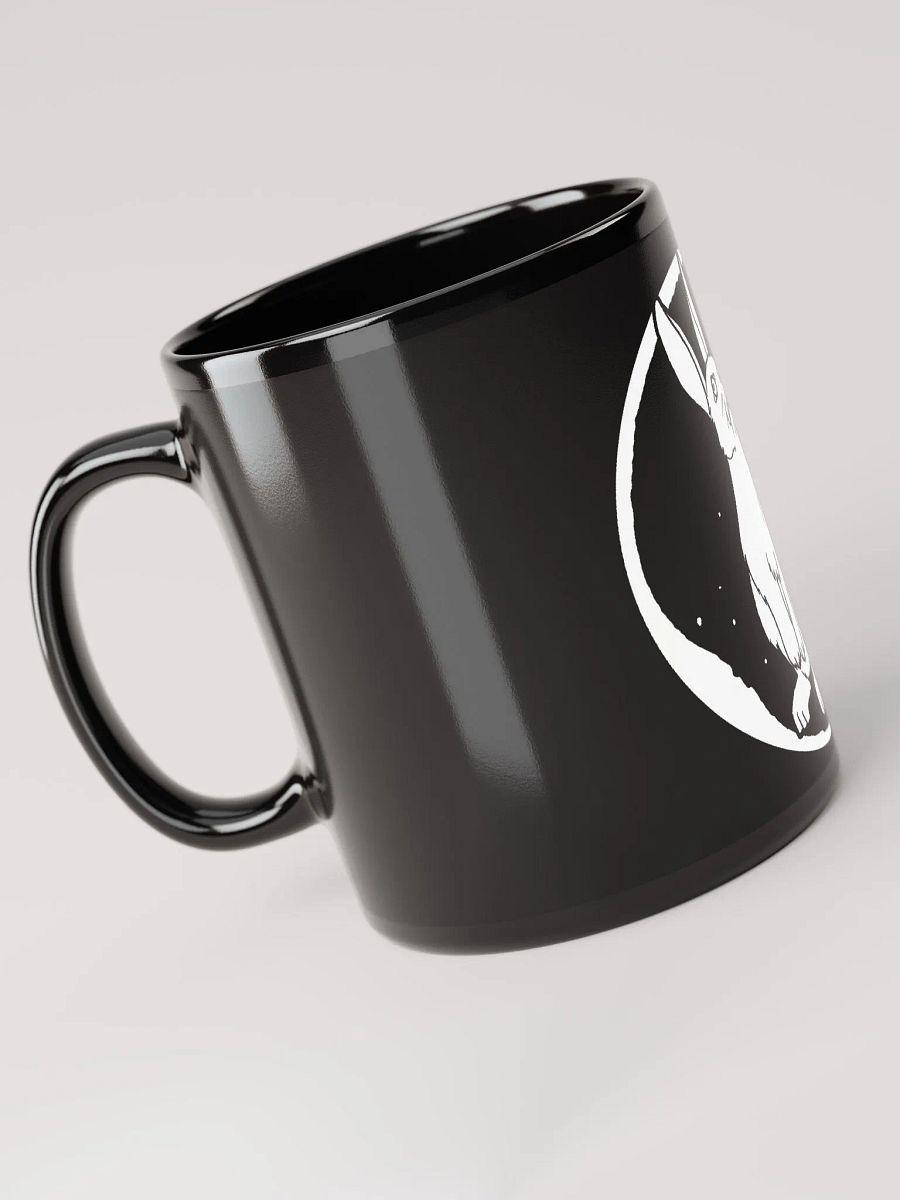 Black Glossy Mug - HARE 0001 - WHITE product image (3)