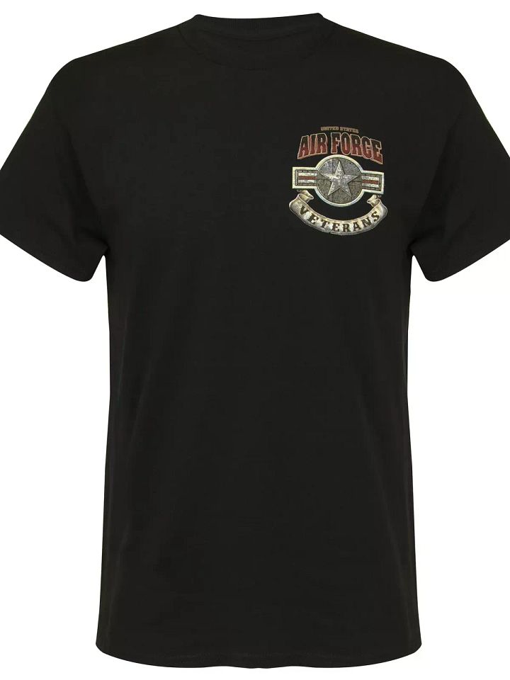 Air Force Veterans "Proud To Have Served" Men's Graphic T-Shirt in Black, XL product image (1)
