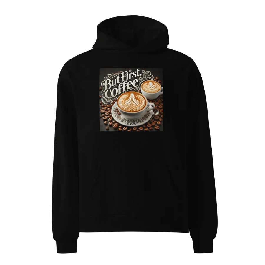 Latte Art Lover's Oversized Hoodie product image (1)