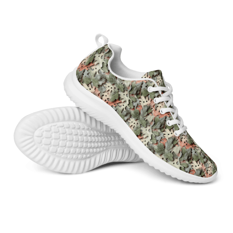 SYNTHETIC LEAVES CAMO PATTERN MEN'S ATHLETIC SHOES product image (1)