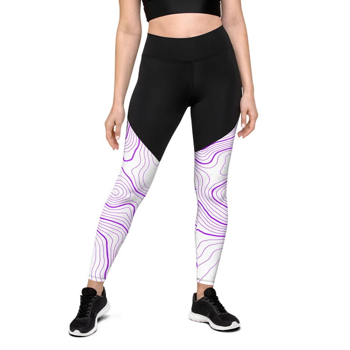 White Topography Leggings product image (1)