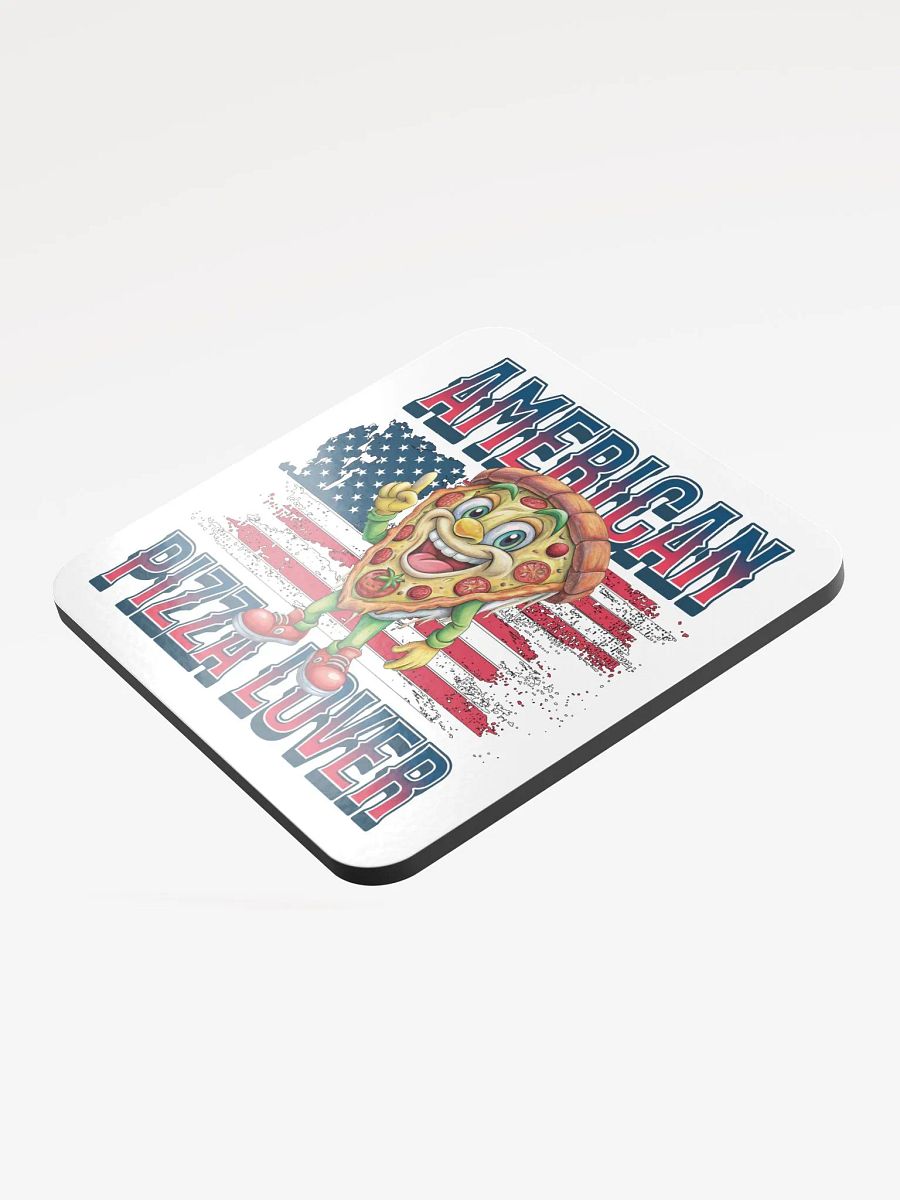 American Pizza Lover Patriotic Thumbs-Up Coaster product image (3)