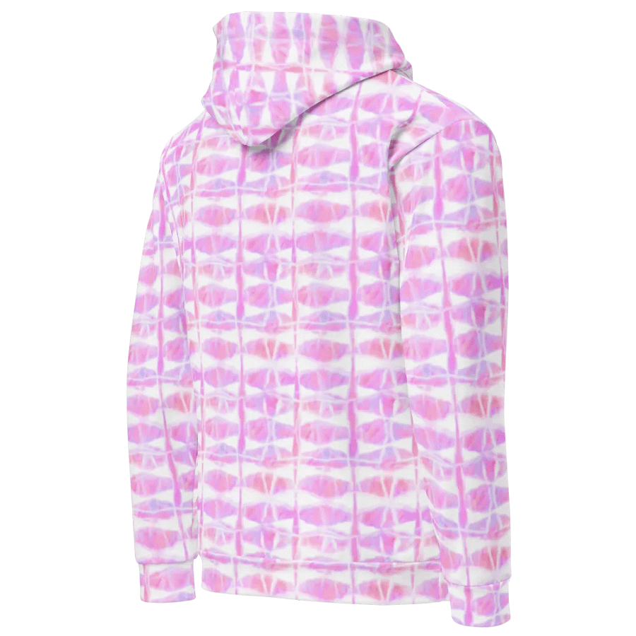 Pink Tie-Dye Relaxed-Fit Hoodie – Soft & Eco-Friendly product image (5)
