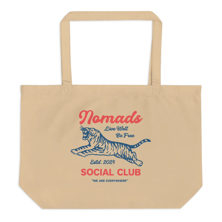 NSC Retro Leaping Tiger Organic Tote product image (1)