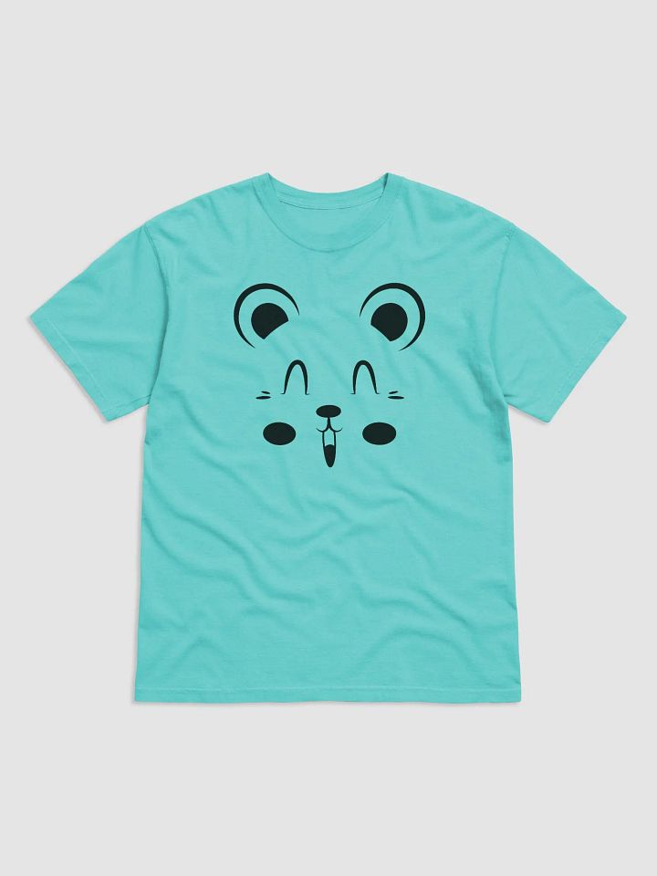 Teddy Bear Face Design Garment-Dyed Heavyweight T-Shirt product image (2)