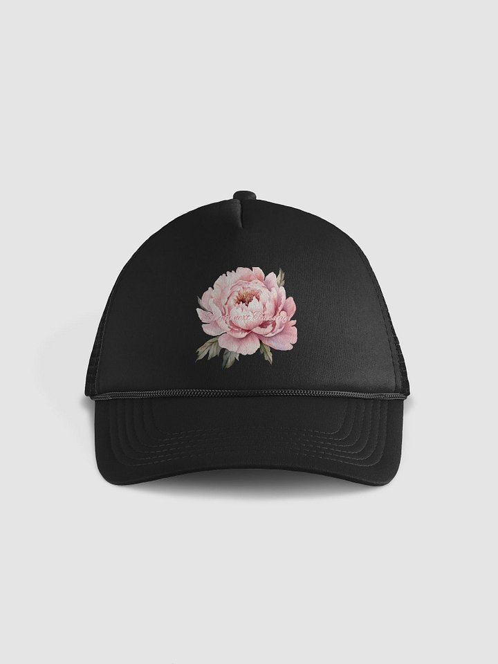 Peony Power Foam Trucker Hat product image (1)