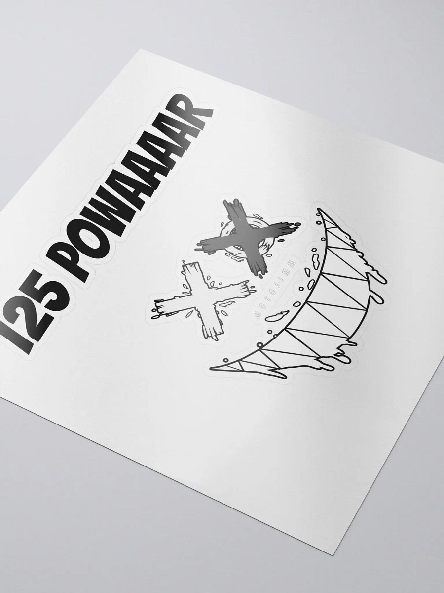 125 Powaaaar Sticker product image (3)