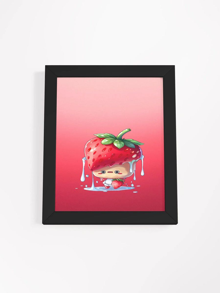 Melting Strawberry Dreams Framed Poster product image (20)