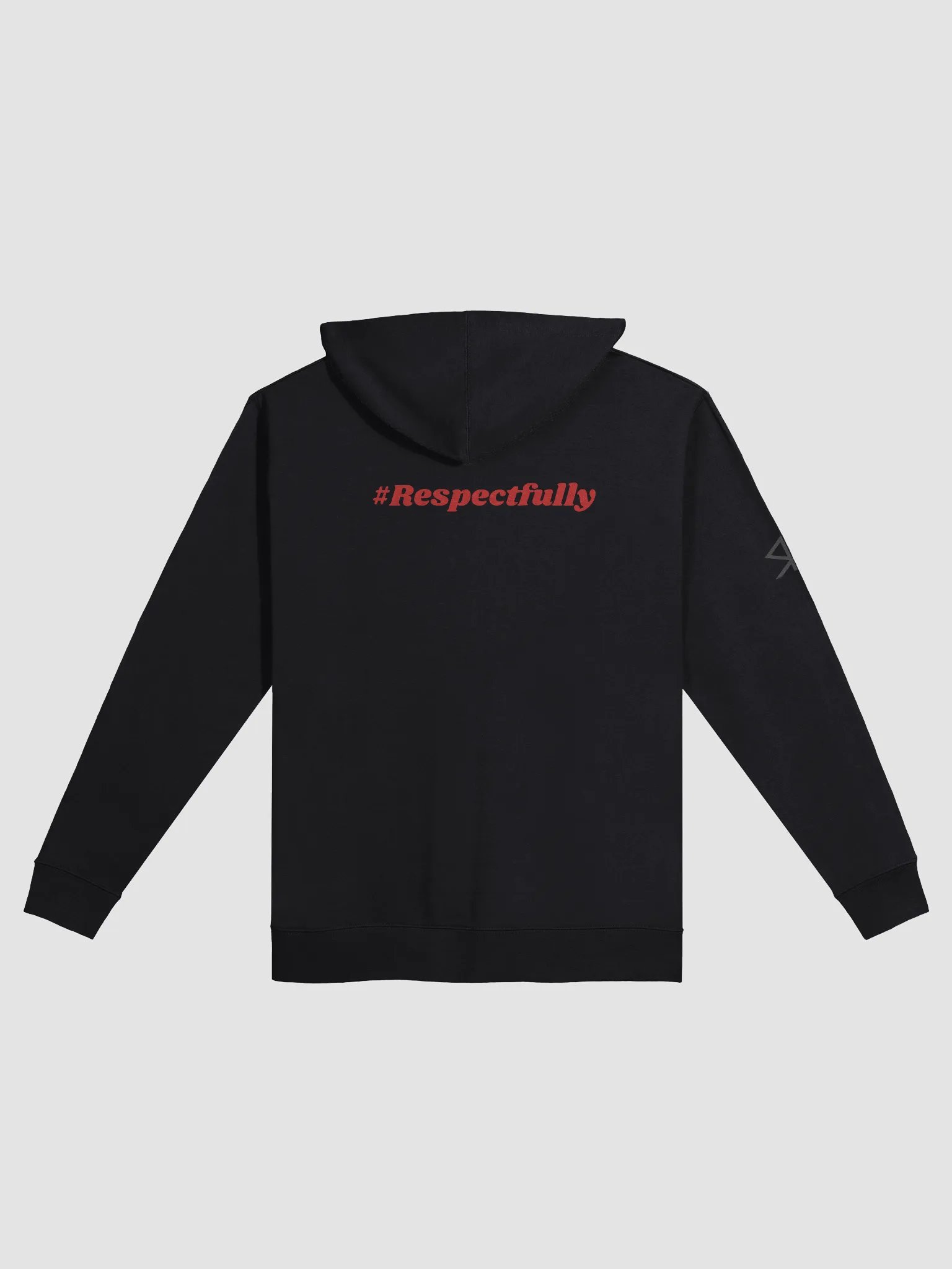 #Respectfully Zip Up Hoodie (Red) product image (2)