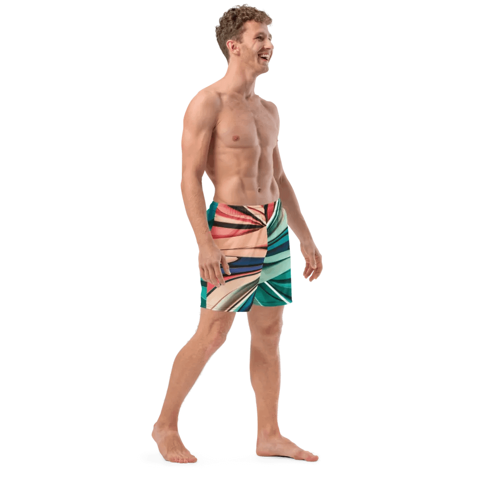 TDS Music Abstract Swim Trunks in Vibrant Colors (2XS-6XL) product image (2)