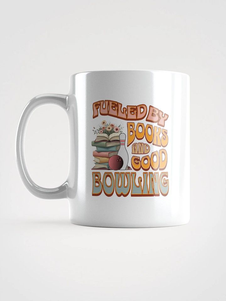 Fueled By Books And Good Bowling Bookworm Brew Mug product image (1)