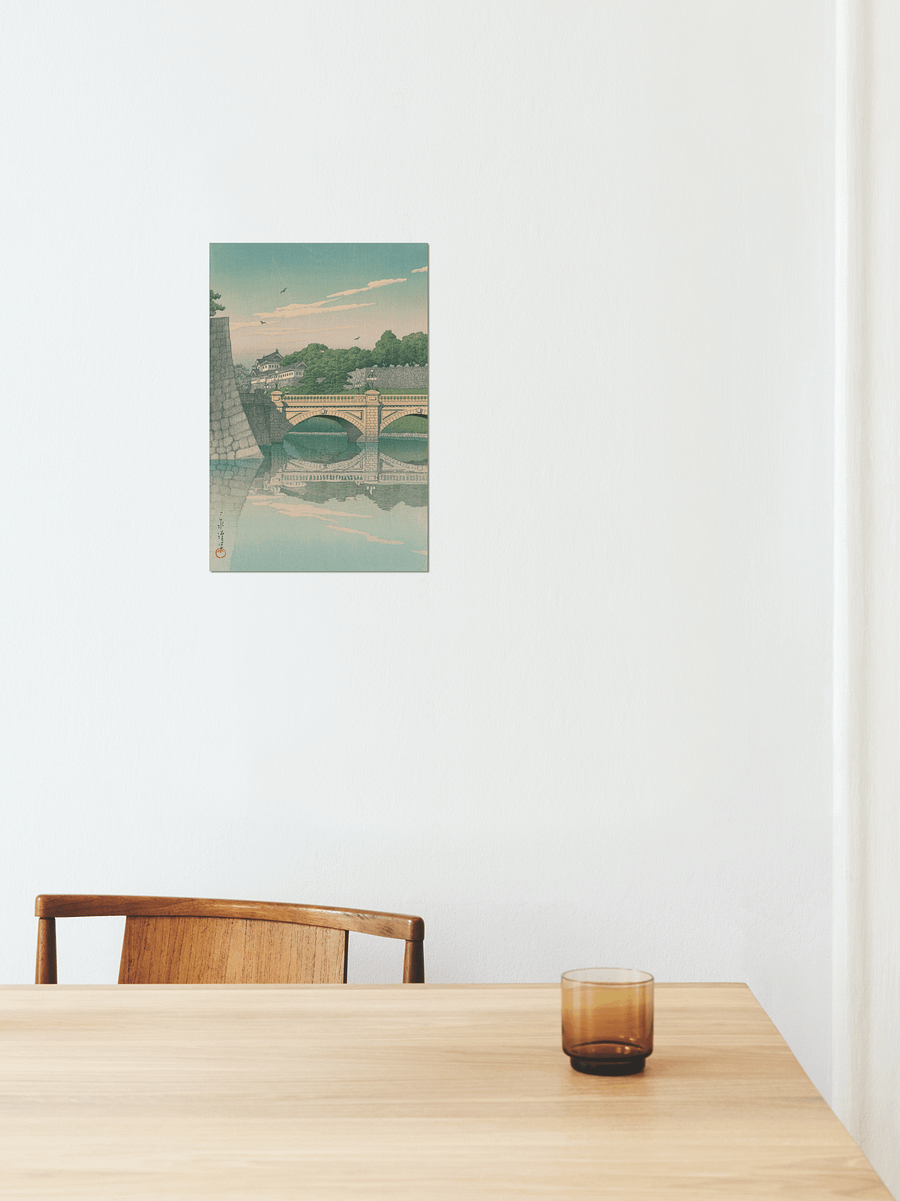 Morning at Nijubashi Bridge - Kawase Hasui product image (1)