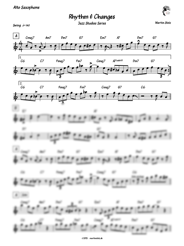 Rhythm & Changes Alto Saxophone product image (2)