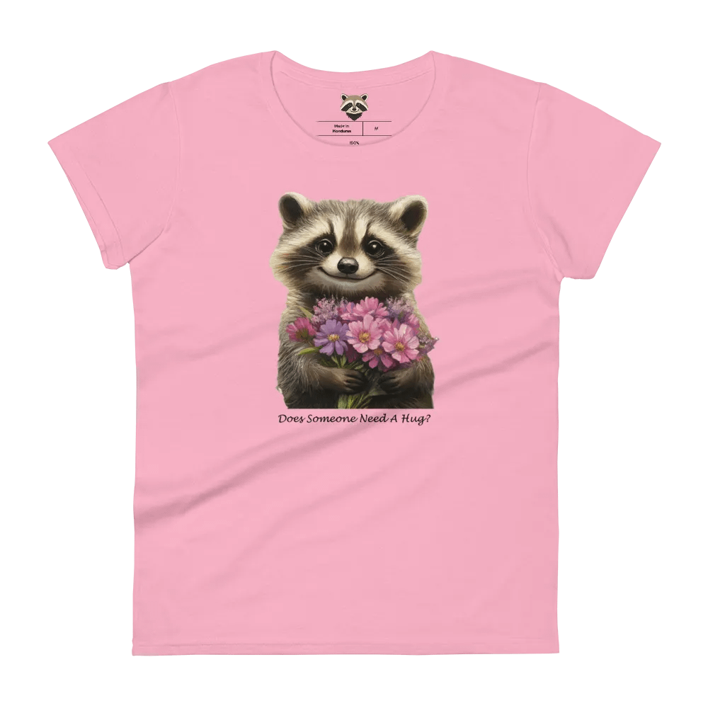 Floral Raccoon Women's Tee product image (4)