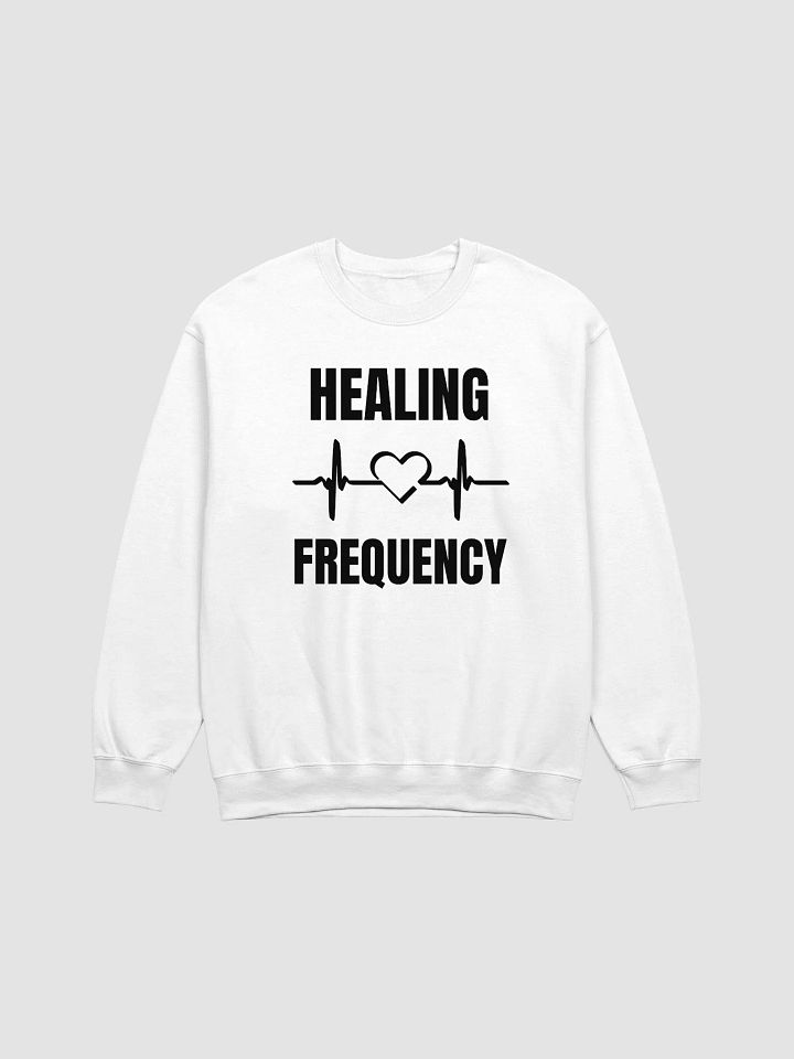 heartbeat, healing, frequency Crewneck sweatshirt product image (6)