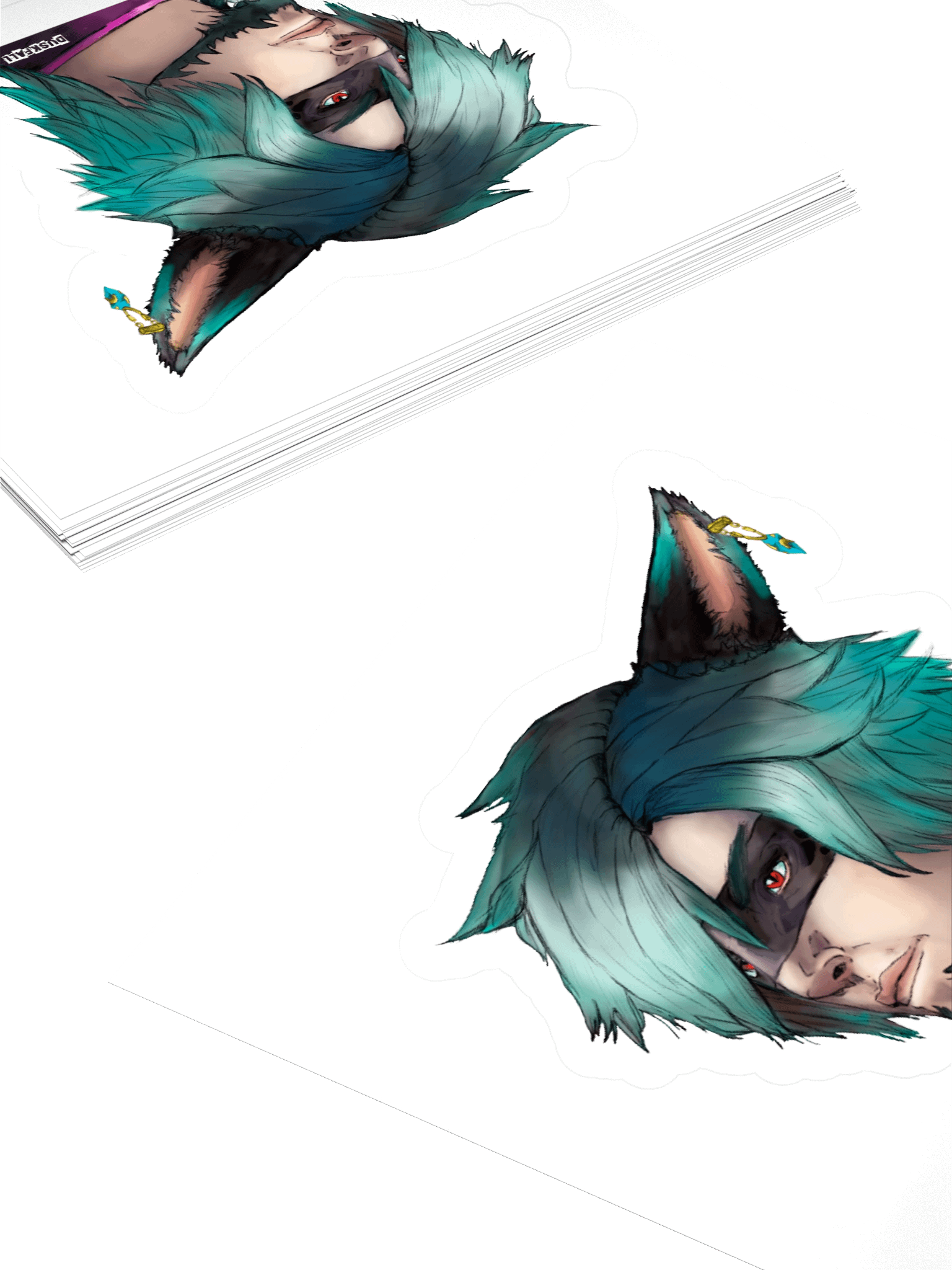 Mystic Miqo'te Vinyl Stickers product image (12)