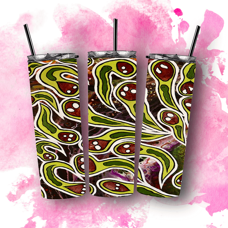 Tadpoles Vs Whatever This Is Turning Into 20oz Skinny Tumbler product image (1)