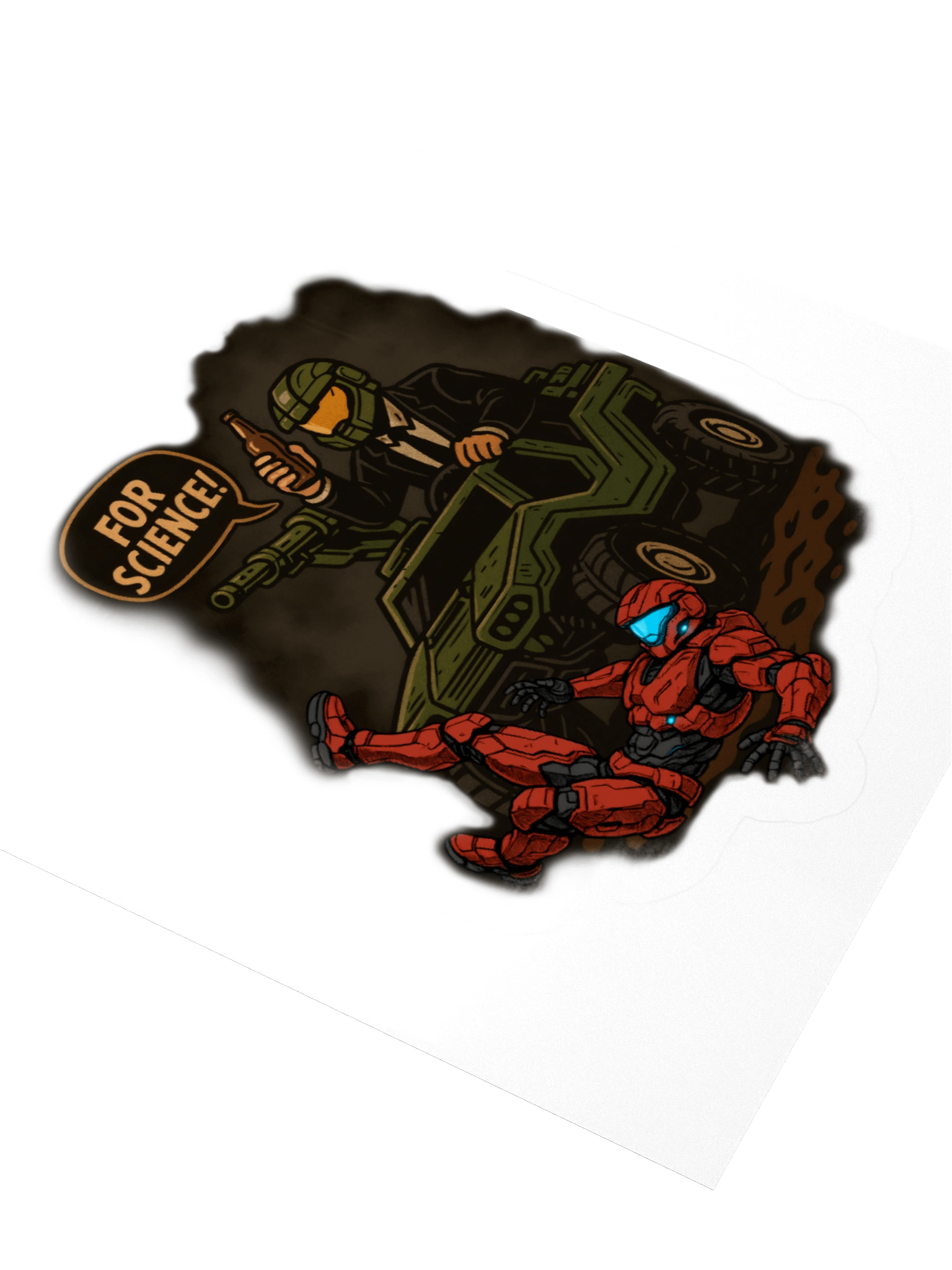 "For Scienced" Sticker product image (6)