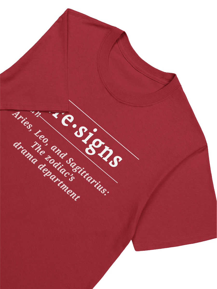 Fire Signs Def Unisex Tee v2 product image (2)