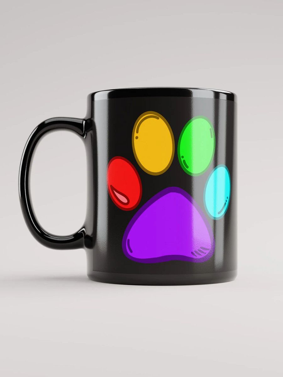 Black Colorful Paw Mug product image (11)