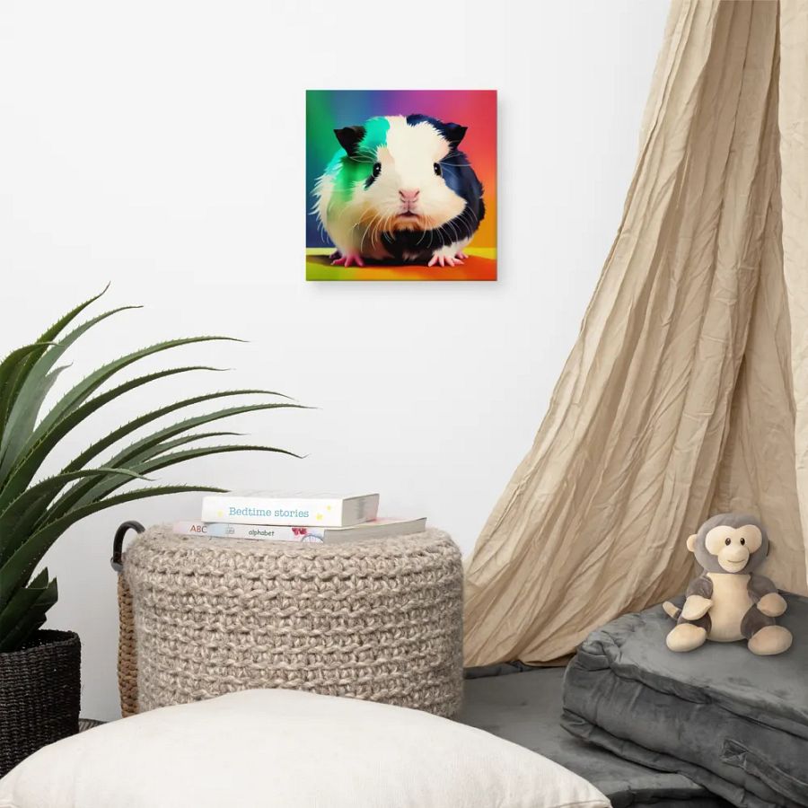 Cute Guinea Pig Digital Painting - v4 product image (7)