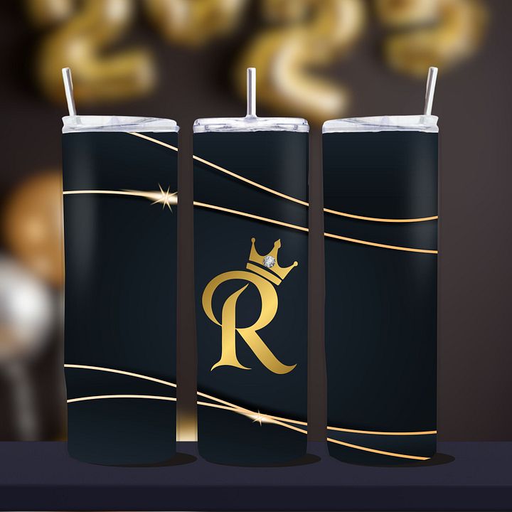 Royal Black Skinny Tumbler Wrap product image (1)