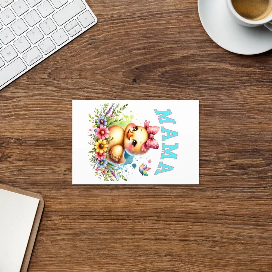 Tranquil Duckling MAMA Greeting Card product image (4)