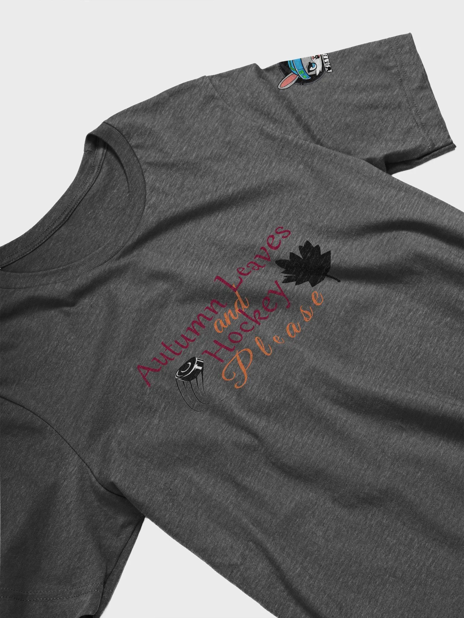 Autumn leaves & hockey full logo product image (3)