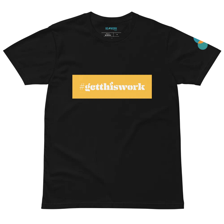 Stylized #GetThisWork Unisex Tee product image (3)