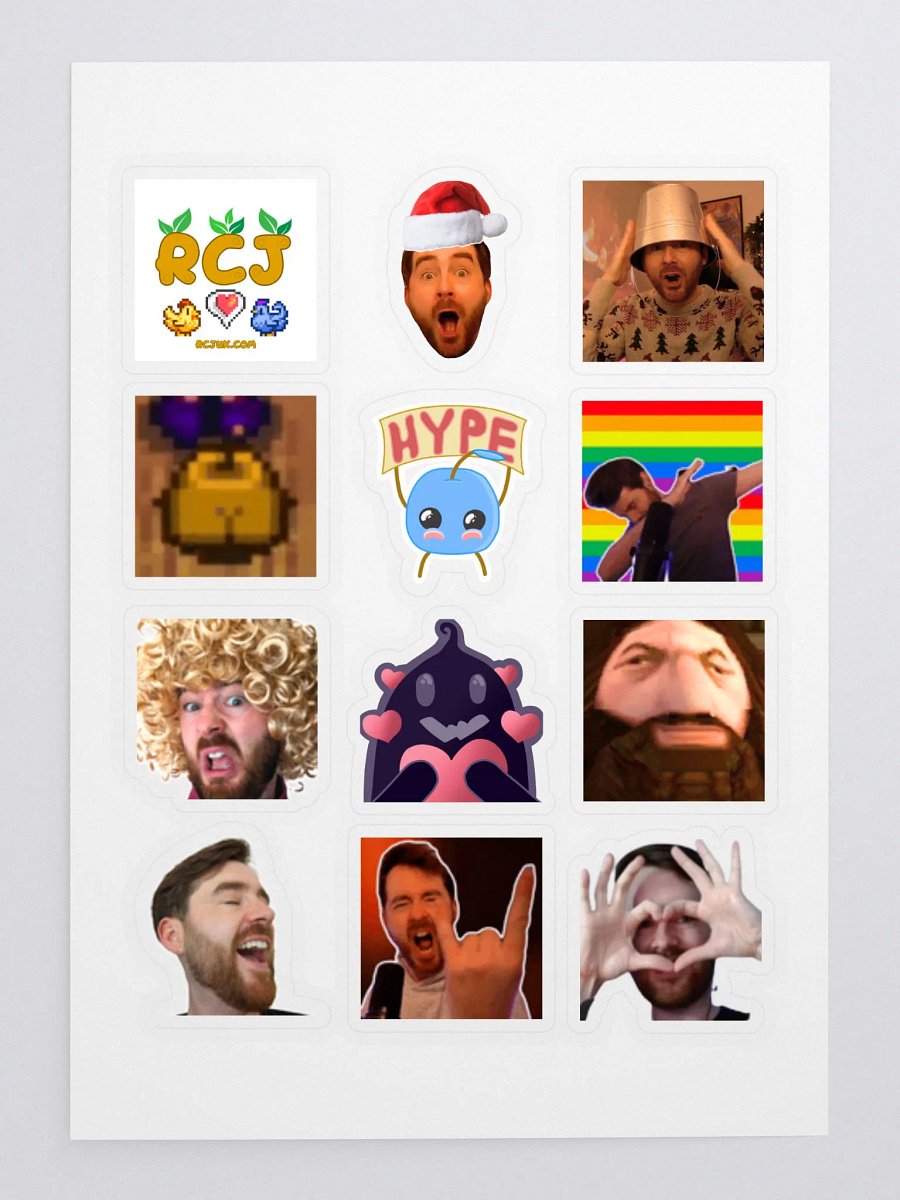 Mix of RCJ Stickers 2025 product image (3)