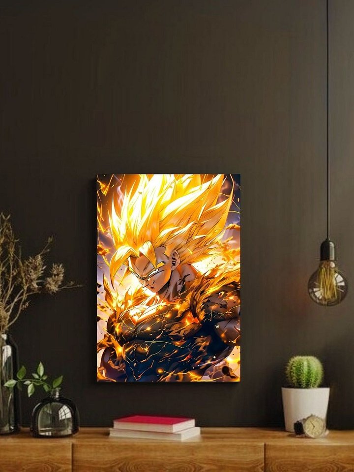 Dragon Ball Z – Goku Inferno Ascension – 8x10 Metal Print product image (2)